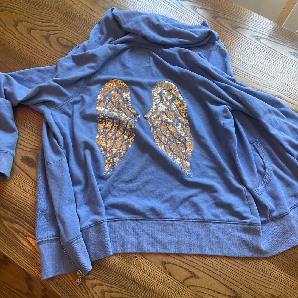 Victoria secret sparkle wing jacket large